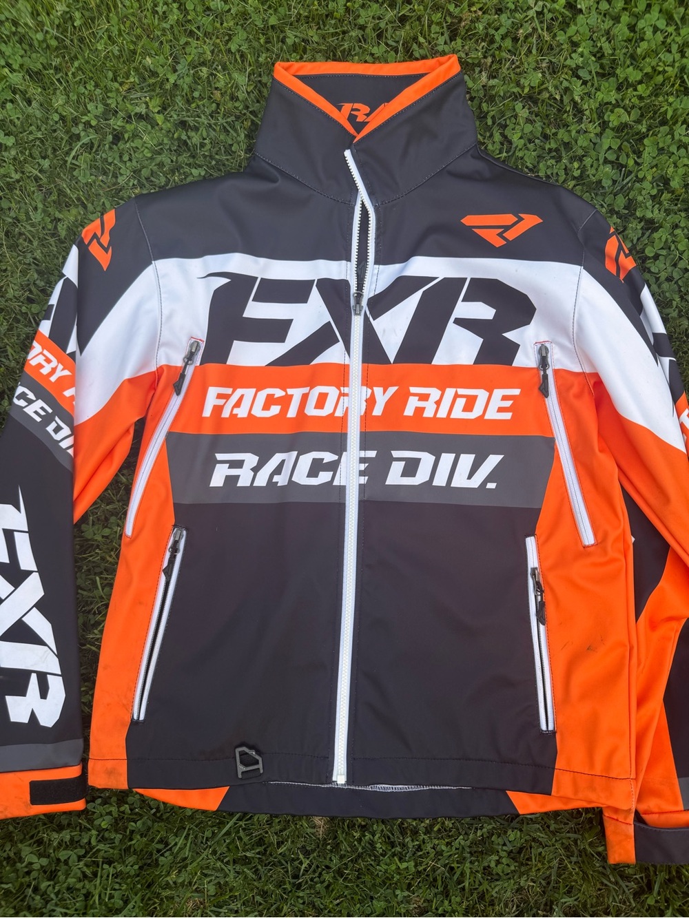 FXR Men's Performance Race Jacket - Black/Orange/White